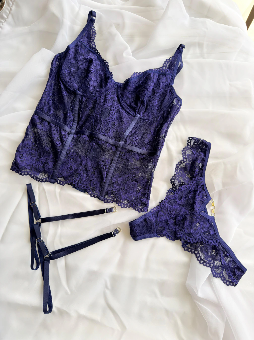 Corselet Love em Marinho